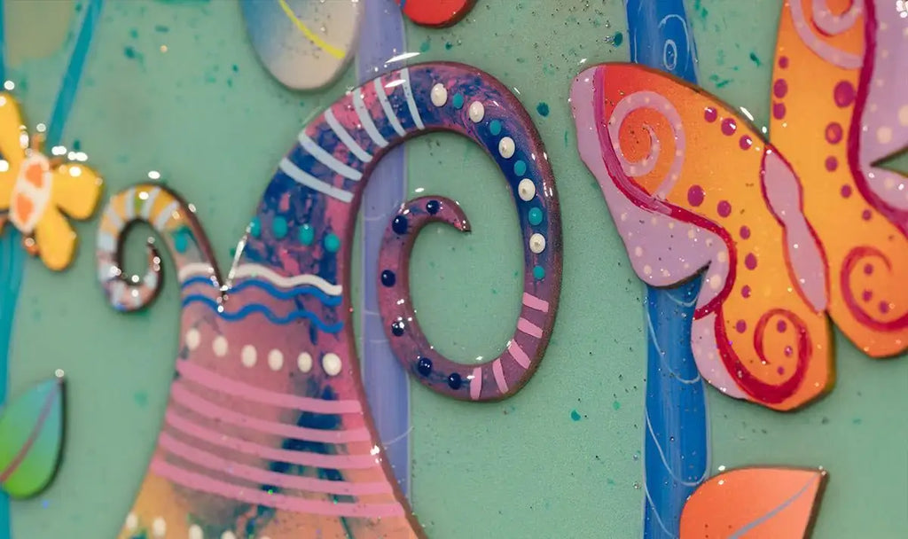 Sugar Garden - Original - SOLD by artist Beatriz - Wyecliffe Galleries