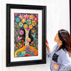 Technicolour Tree - Original - SOLD by artist Beatriz - Wyecliffe Galleries