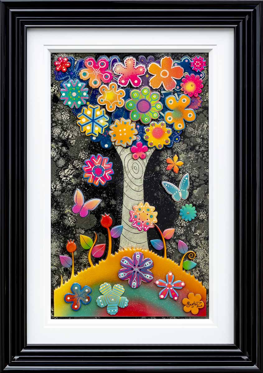 Technicolour Tree - Original Beatriz Framed
