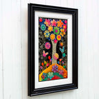 Technicolour Tree - Original - SOLD by artist Beatriz - Wyecliffe Galleries