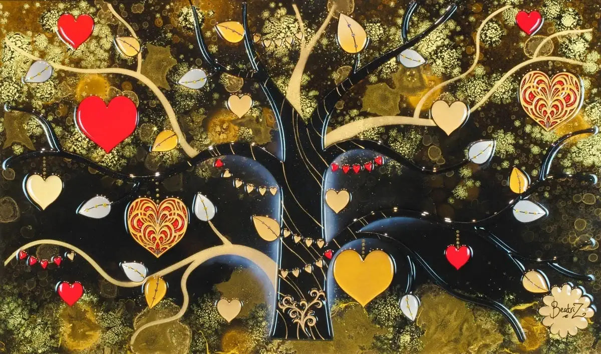 The Copper Forest - SOLD by artist Beatriz - Wyecliffe Galleries