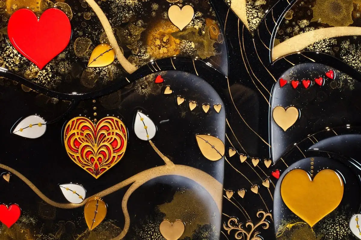 The Copper Forest - SOLD by artist Beatriz - Wyecliffe Galleries