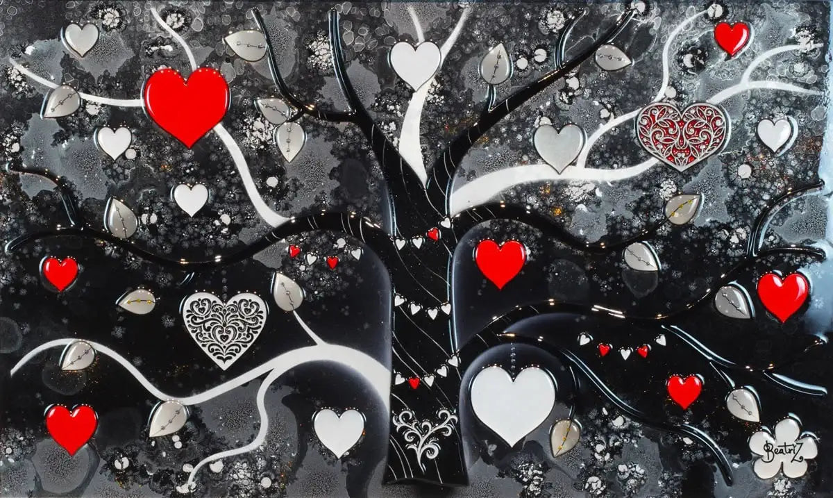 The Silver Forest - SOLD by artist Beatriz - Wyecliffe Galleries