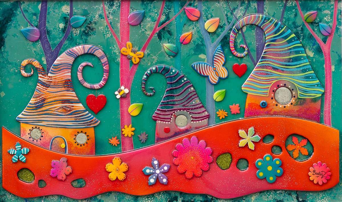 Utopia - Original by artist Beatriz - Wyecliffe Galleries