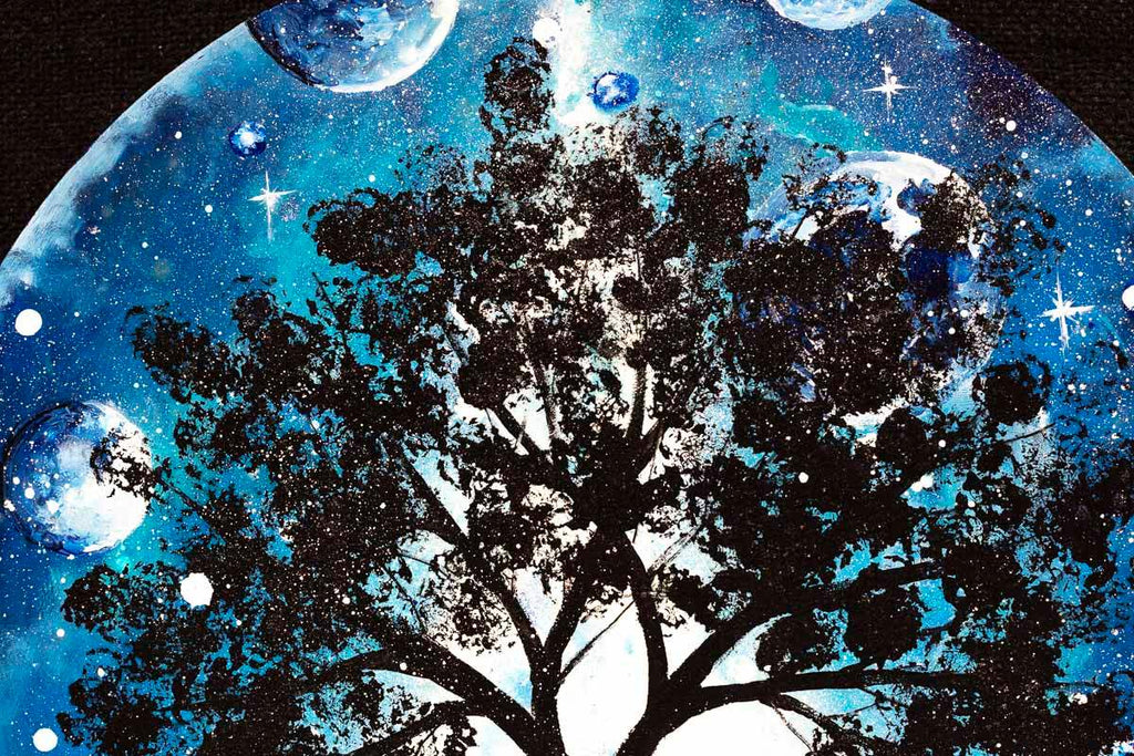 A Blue Planet - Original - SOLD by artist Becky Smith - Wyecliffe Galleries