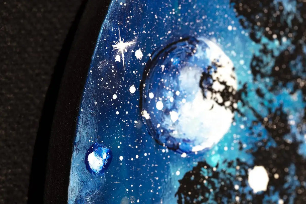 A Blue Planet - Original - SOLD by artist Becky Smith - Wyecliffe Galleries