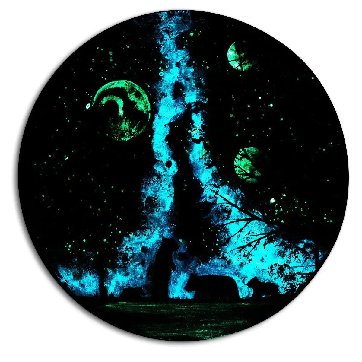 A Family Under The Stars - Original - SOLD by artist Becky Smith - Wyecliffe Galleries