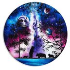 A Family Under The Stars - Original - SOLD by artist Becky Smith - Wyecliffe Galleries