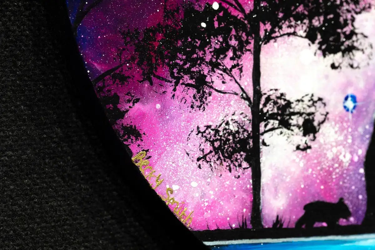 A Family Under The Stars - Original - SOLD by artist Becky Smith - Wyecliffe Galleries