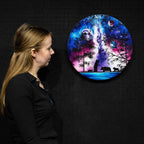 A Family Under The Stars - Original - SOLD by artist Becky Smith - Wyecliffe Galleries