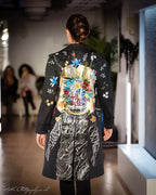 A Fragment of Your Imagination - Original Gucci Trench by artist Becky Smith - Wyecliffe Galleries