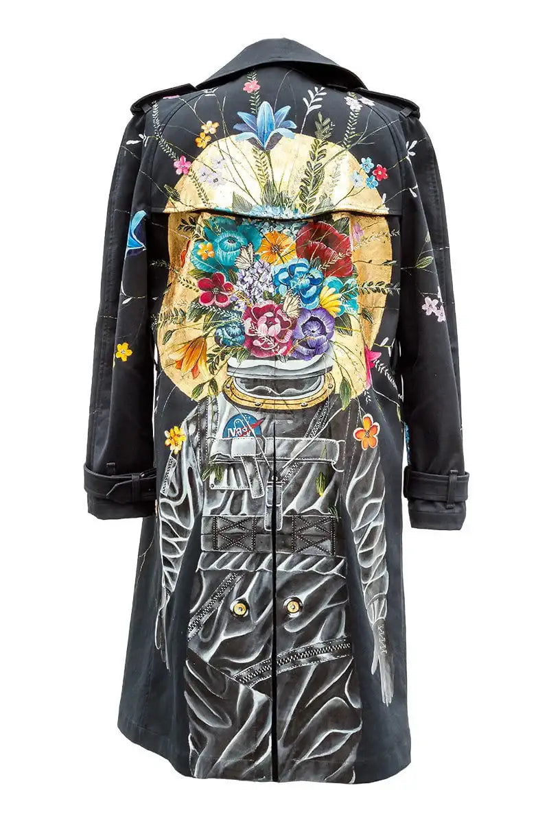 A Fragment of Your Imagination - Original Gucci Trench by artist Becky Smith - Wyecliffe Galleries