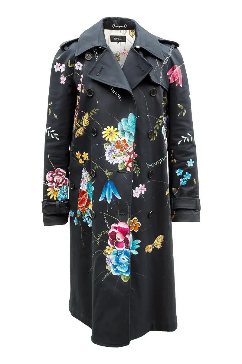 A Fragment of Your Imagination - Original Gucci Trench by artist Becky Smith - Wyecliffe Galleries