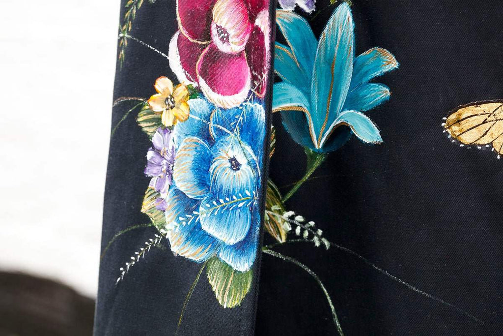 A Fragment of Your Imagination - Original Gucci Trench by artist Becky Smith - Wyecliffe Galleries