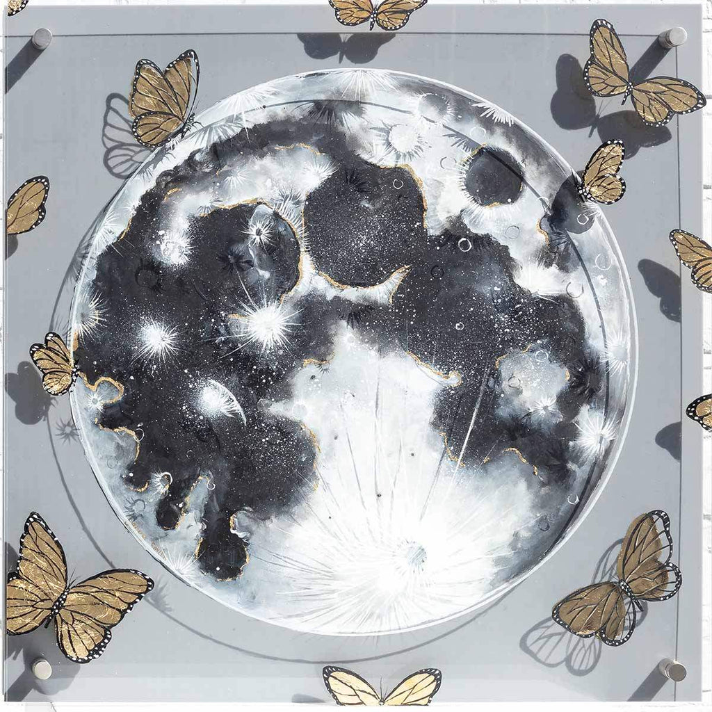 A Full Moon - Original - SOLD by artist Becky Smith - Wyecliffe Galleries