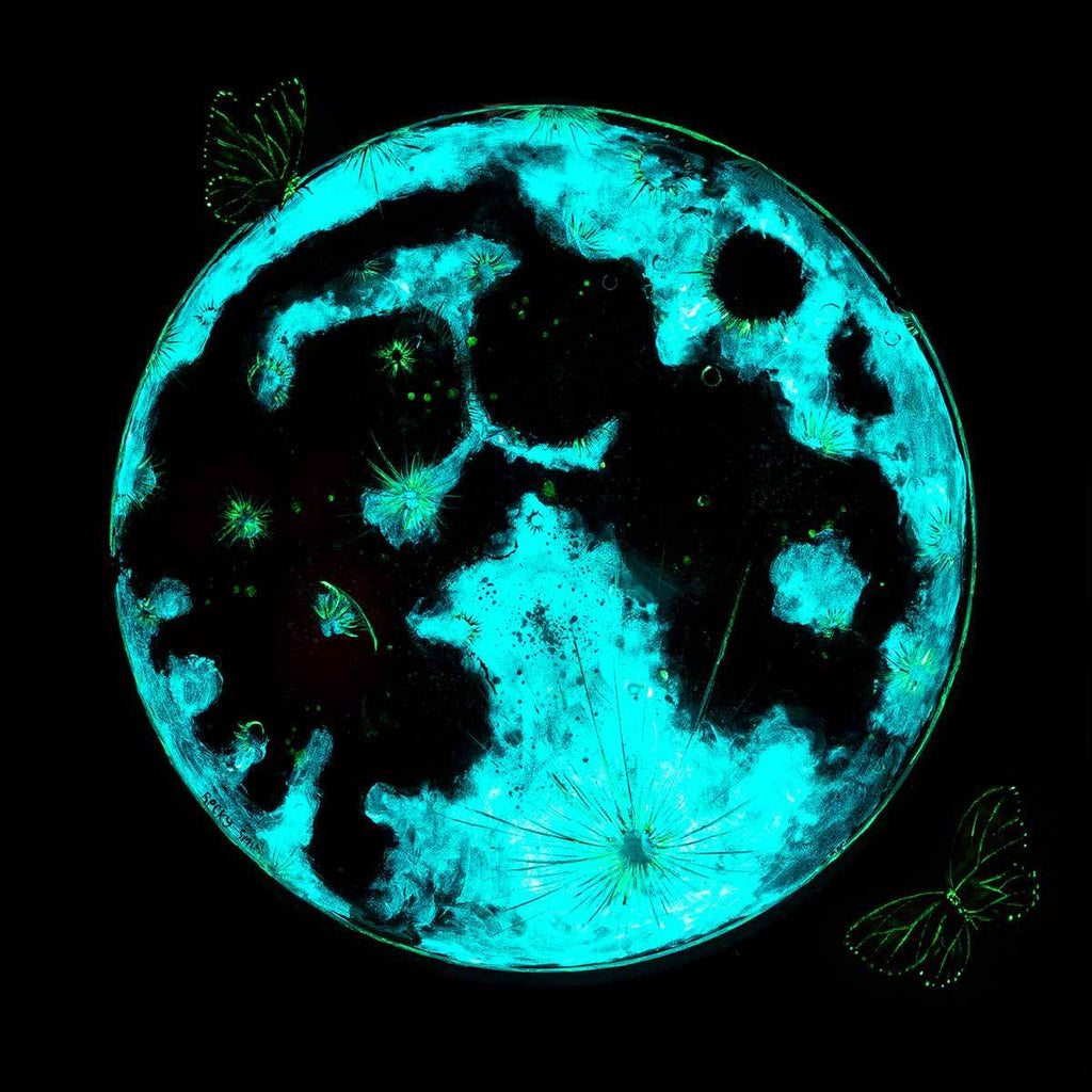 A Full Moon - Original - SOLD by artist Becky Smith - Wyecliffe Galleries