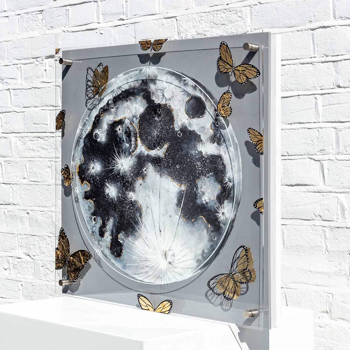 A Full Moon - Original - SOLD by artist Becky Smith - Wyecliffe Galleries