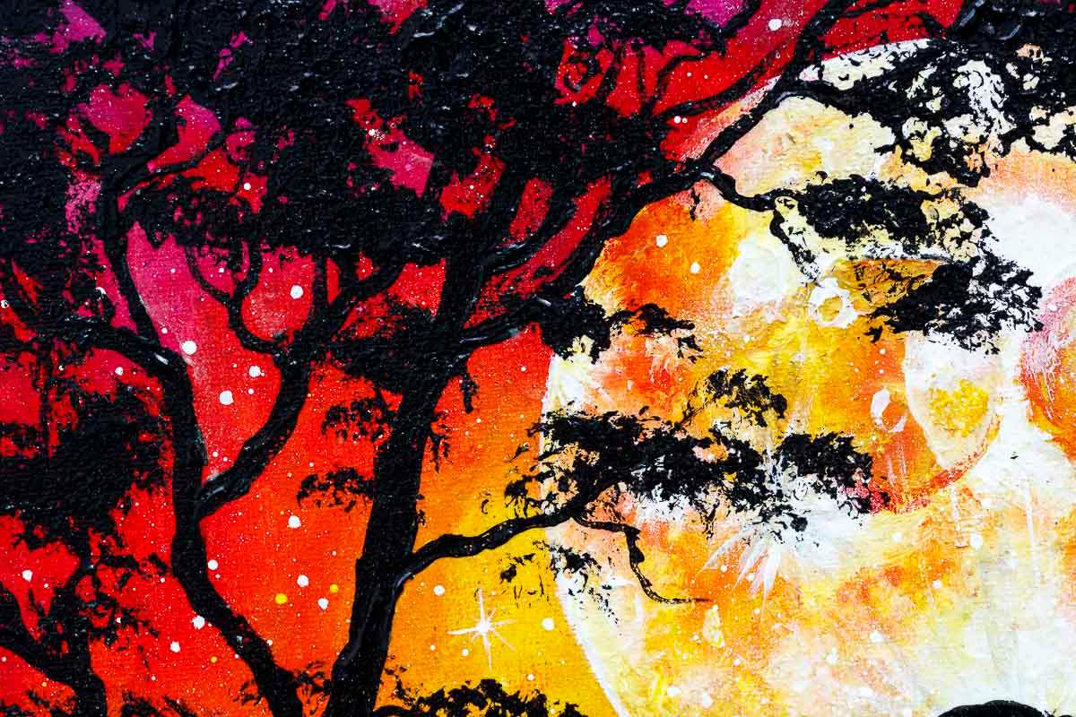 A Galaxy Full of Love - Original - SOLD by artist Becky Smith - Wyecliffe Galleries