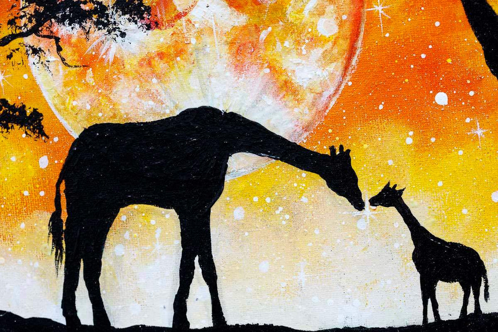 A Galaxy Full of Love - Original - SOLD by artist Becky Smith - Wyecliffe Galleries