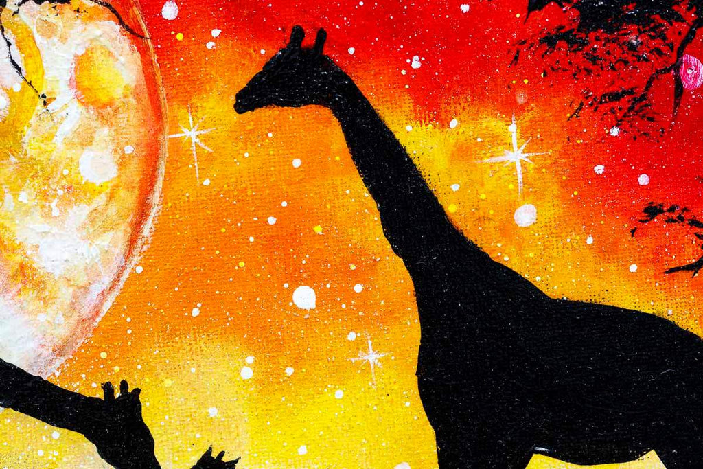 A Galaxy Full of Love - Original - SOLD by artist Becky Smith - Wyecliffe Galleries