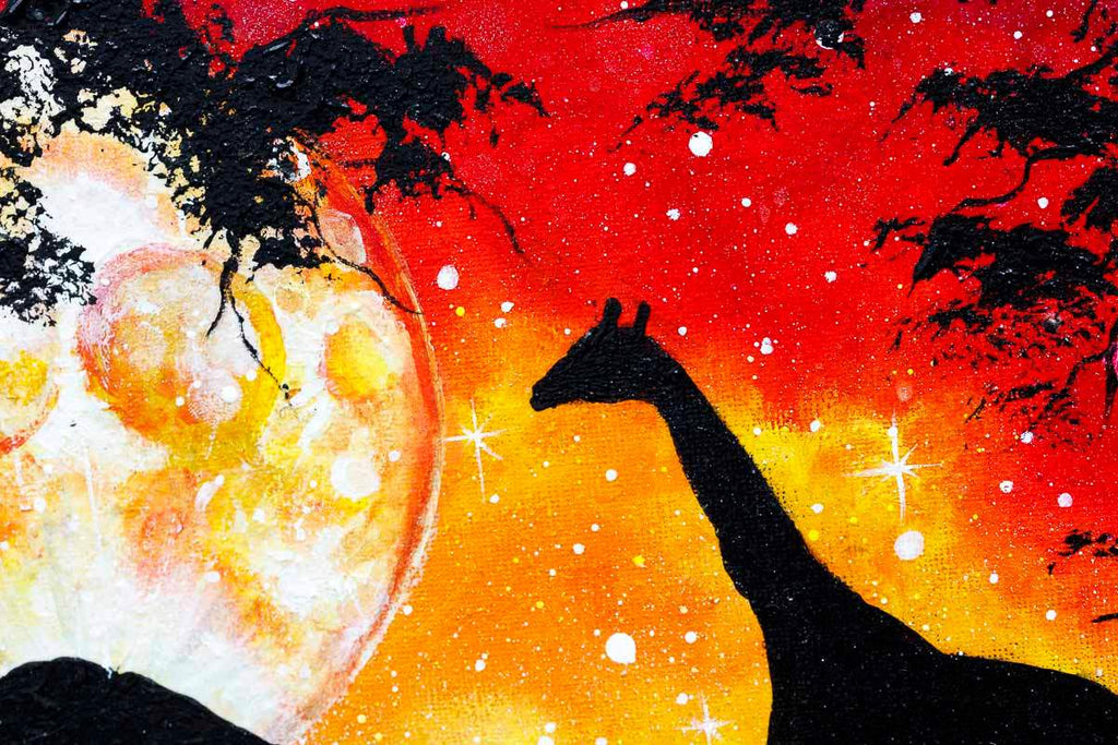 A Galaxy Full of Love - Original - SOLD by artist Becky Smith - Wyecliffe Galleries