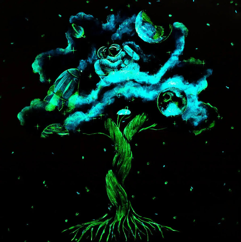 A Galaxy of Our Own - Original - SOLD by artist Becky Smith - Wyecliffe Galleries