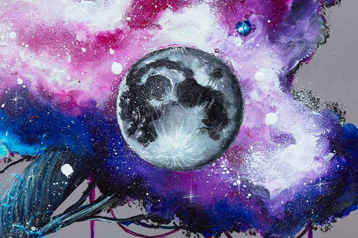 A Galaxy of Our Own - Original - SOLD by artist Becky Smith - Wyecliffe Galleries