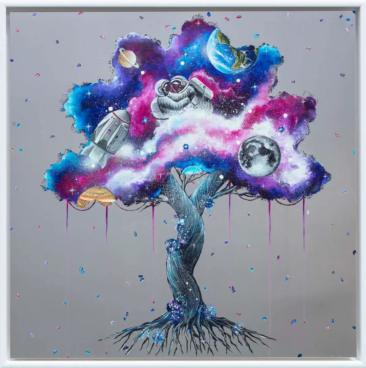 A Galaxy of Our Own - Original - SOLD by artist Becky Smith - Wyecliffe Galleries