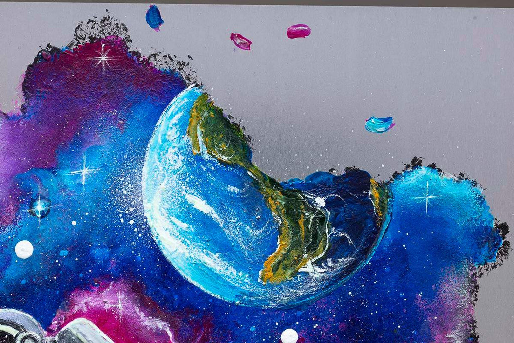 A Galaxy of Our Own - Original - SOLD by artist Becky Smith - Wyecliffe Galleries