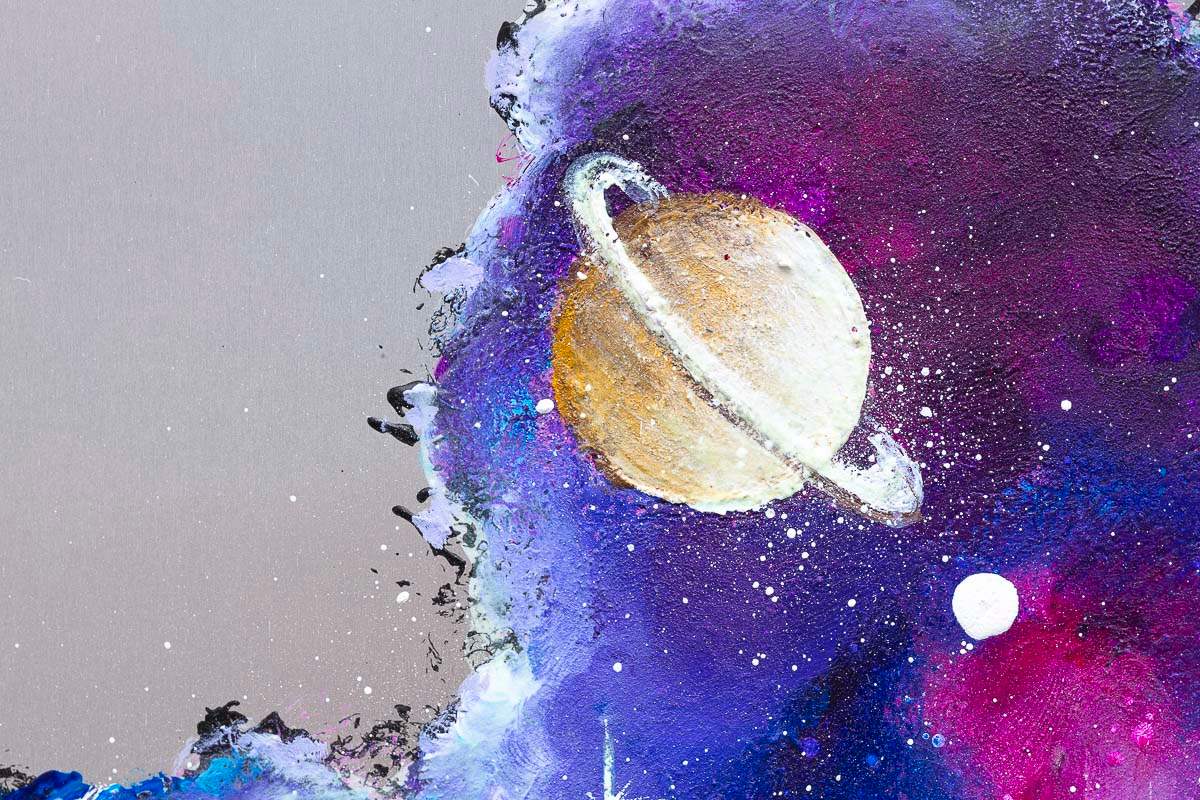 A Galaxy of Our Own - Original - SOLD by artist Becky Smith - Wyecliffe Galleries