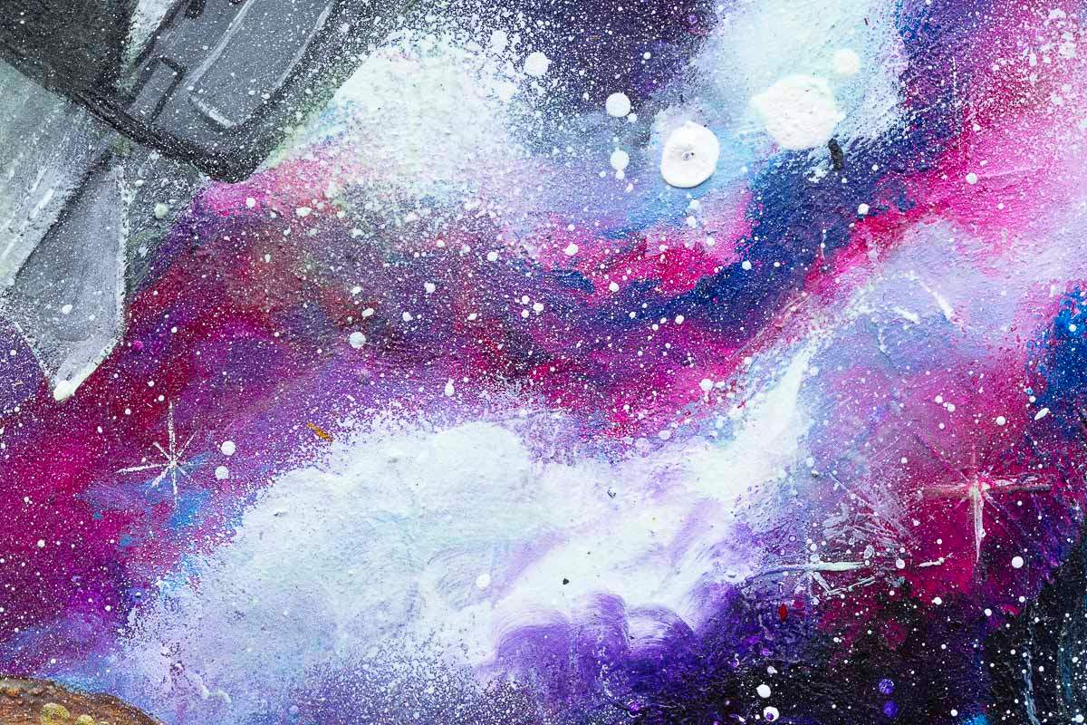 A Galaxy of Our Own - Original - SOLD by artist Becky Smith - Wyecliffe Galleries