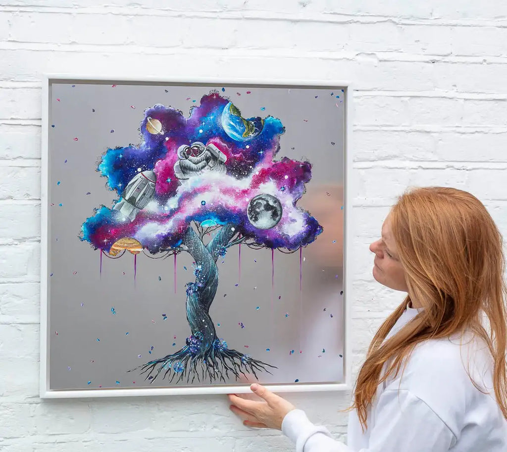 A Galaxy of Our Own - Original - SOLD by artist Becky Smith - Wyecliffe Galleries