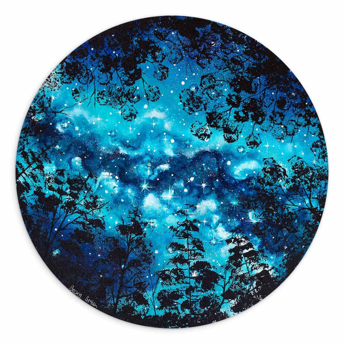 A Galaxy View - Original - SOLD by artist Becky Smith - Wyecliffe Galleries