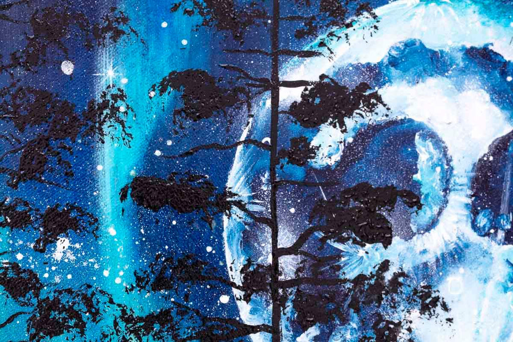 A Love In The Stars - Original - SOLD by artist Becky Smith - Wyecliffe Galleries