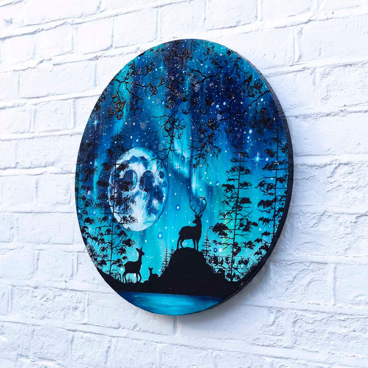 A Love In The Stars - Original - SOLD by artist Becky Smith - Wyecliffe Galleries