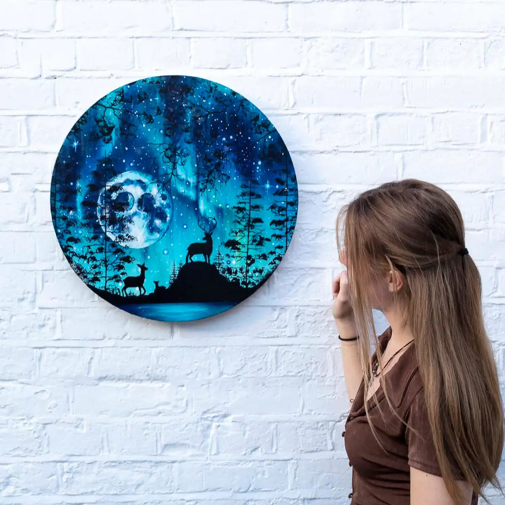 A Love In The Stars - Original - SOLD by artist Becky Smith - Wyecliffe Galleries