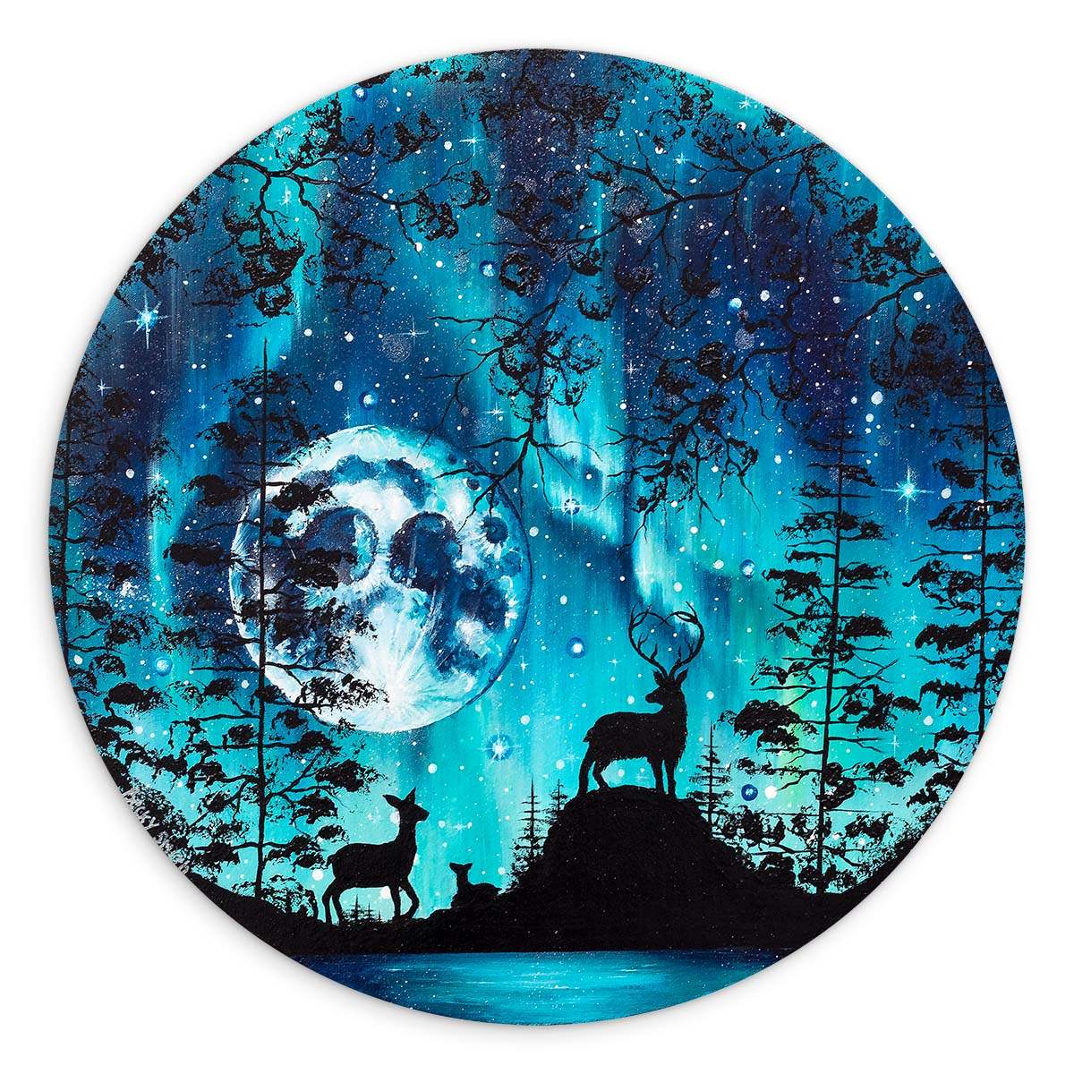 A Love In The Stars - Original - SOLD by artist Becky Smith - Wyecliffe Galleries