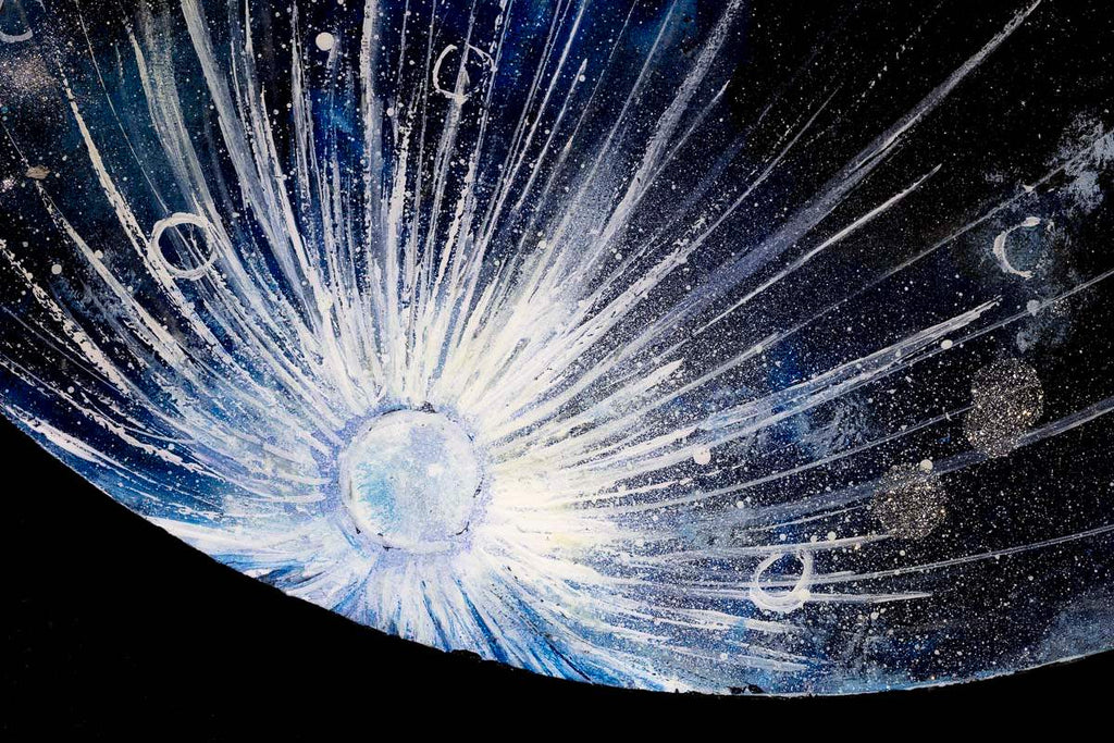 A New Moon - Original - SOLD by artist Becky Smith - Wyecliffe Galleries