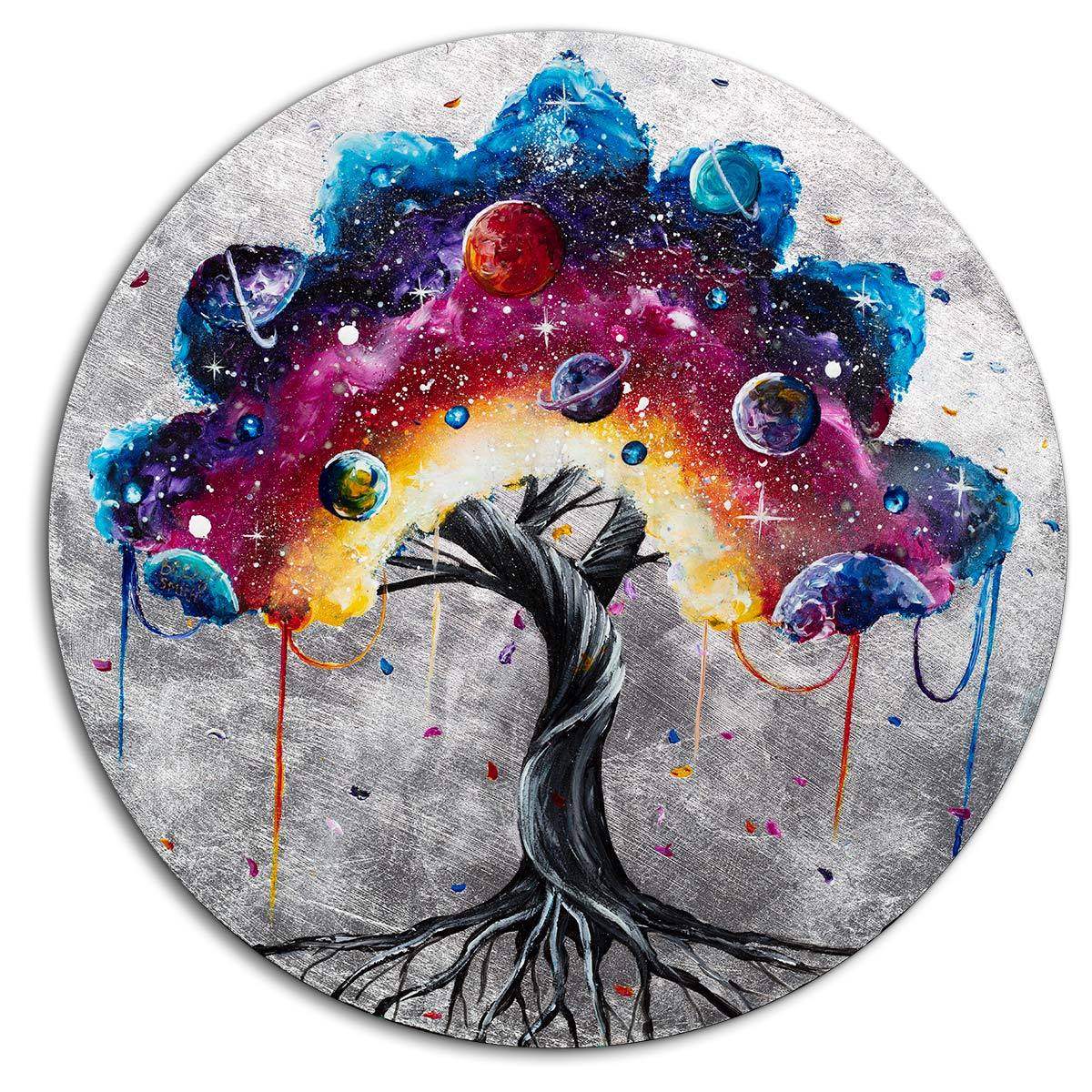 A Rainbow World - Original - SOLD by artist Becky Smith - Wyecliffe Galleries