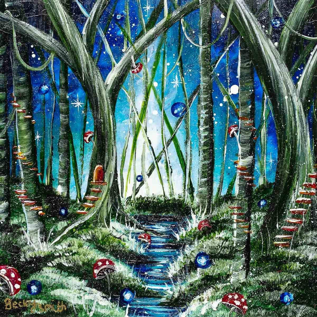 A Secret Pathway - Original - SOLD by artist Becky Smith - Wyecliffe Galleries