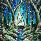 A Secret Pathway - Original - SOLD by artist Becky Smith - Wyecliffe Galleries