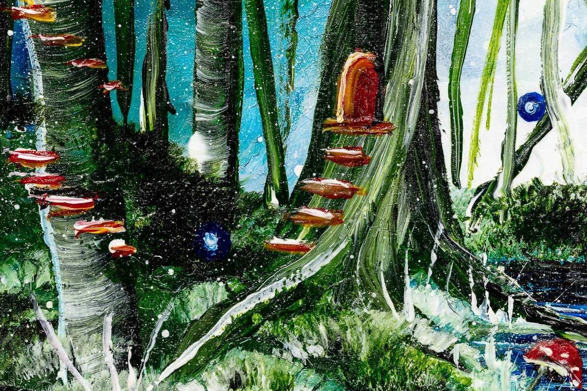 A Secret Pathway - Original - SOLD by artist Becky Smith - Wyecliffe Galleries