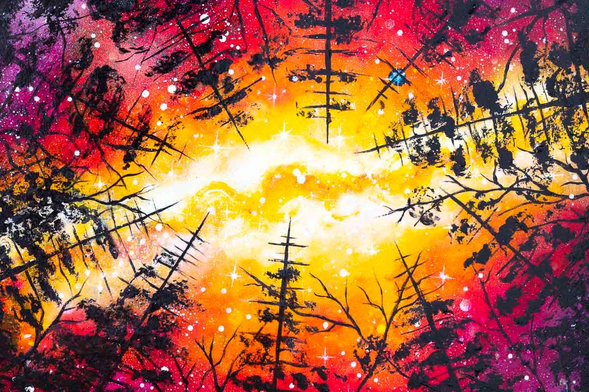 A Solar Perspective - Original - SOLD by artist Becky Smith - Wyecliffe Galleries