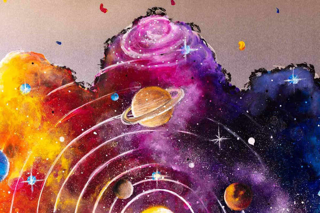 A Solar View - Original - SOLD by artist Becky Smith - Wyecliffe Galleries