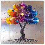 A Solar View - Original - SOLD by artist Becky Smith - Wyecliffe Galleries