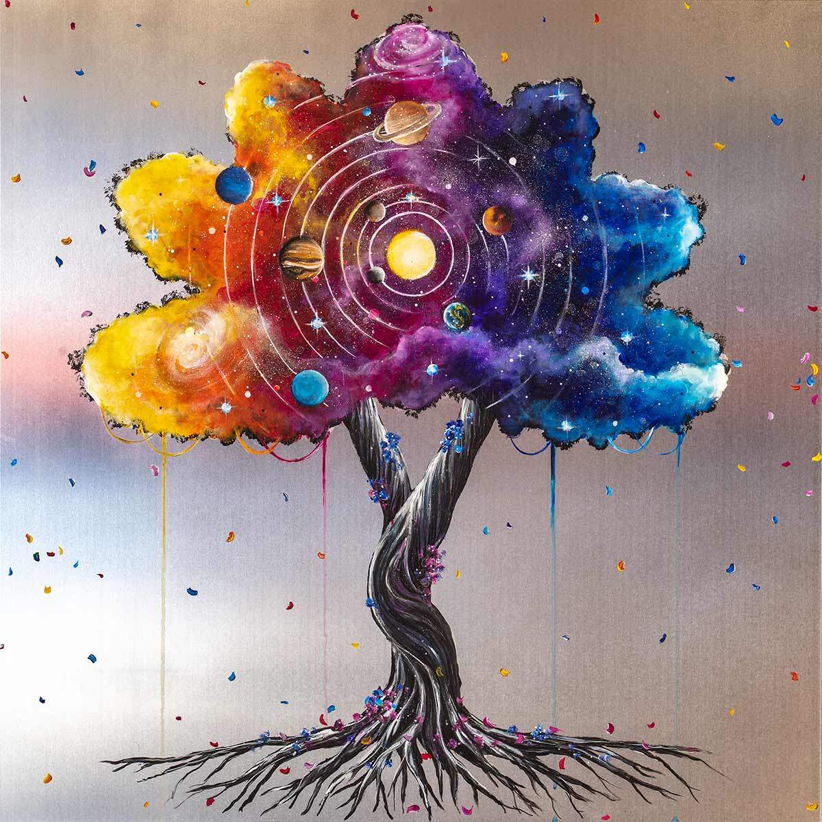 A Solar View - Original - SOLD by artist Becky Smith - Wyecliffe Galleries