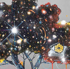 A View From The James Webb Telescope - Original - SOLD by artist Becky Smith - Wyecliffe Galleries