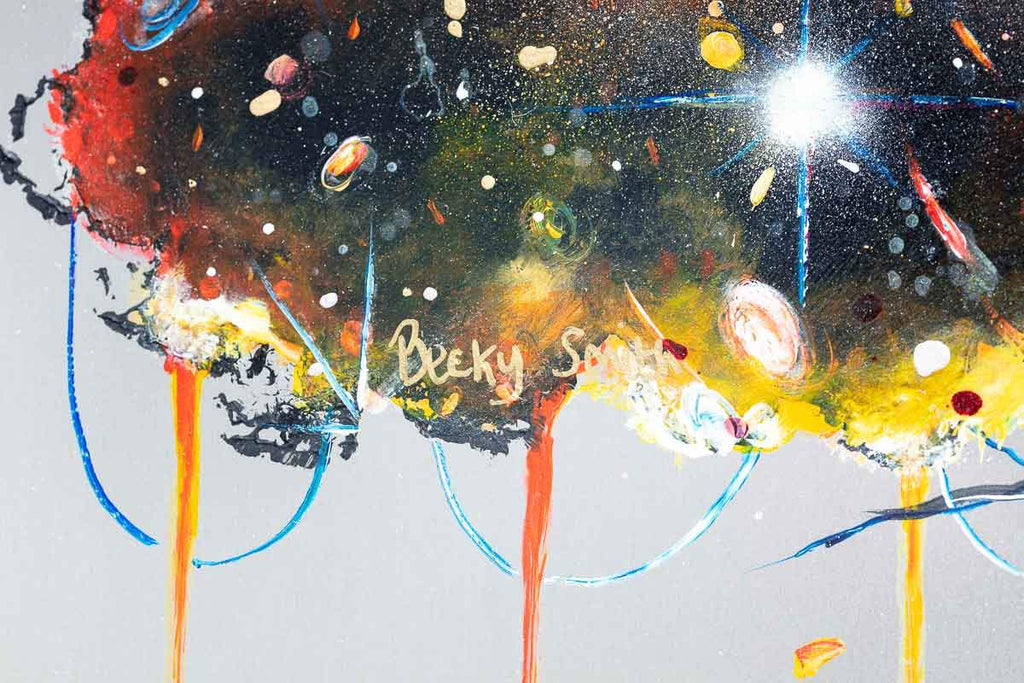 A View From The James Webb Telescope - Original - SOLD by artist Becky Smith - Wyecliffe Galleries