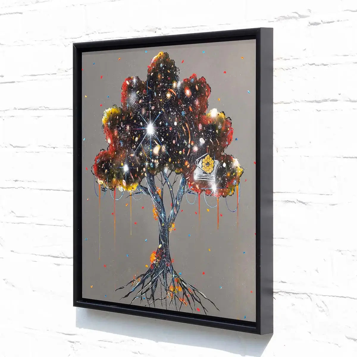 A View From The James Webb Telescope - Original - SOLD by artist Becky Smith - Wyecliffe Galleries