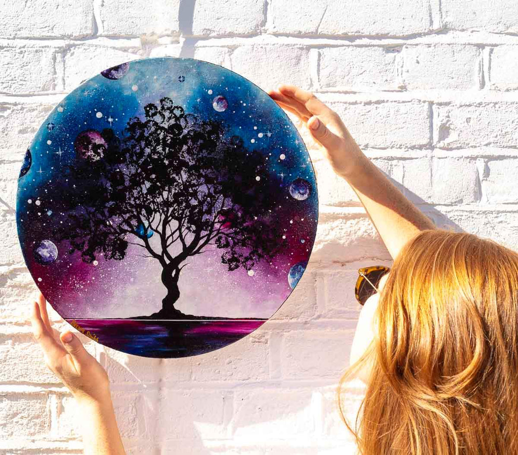 Astronomical Skies - Original - SOLD by artist Becky Smith - Wyecliffe Galleries